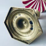 Antique bronze candle holder