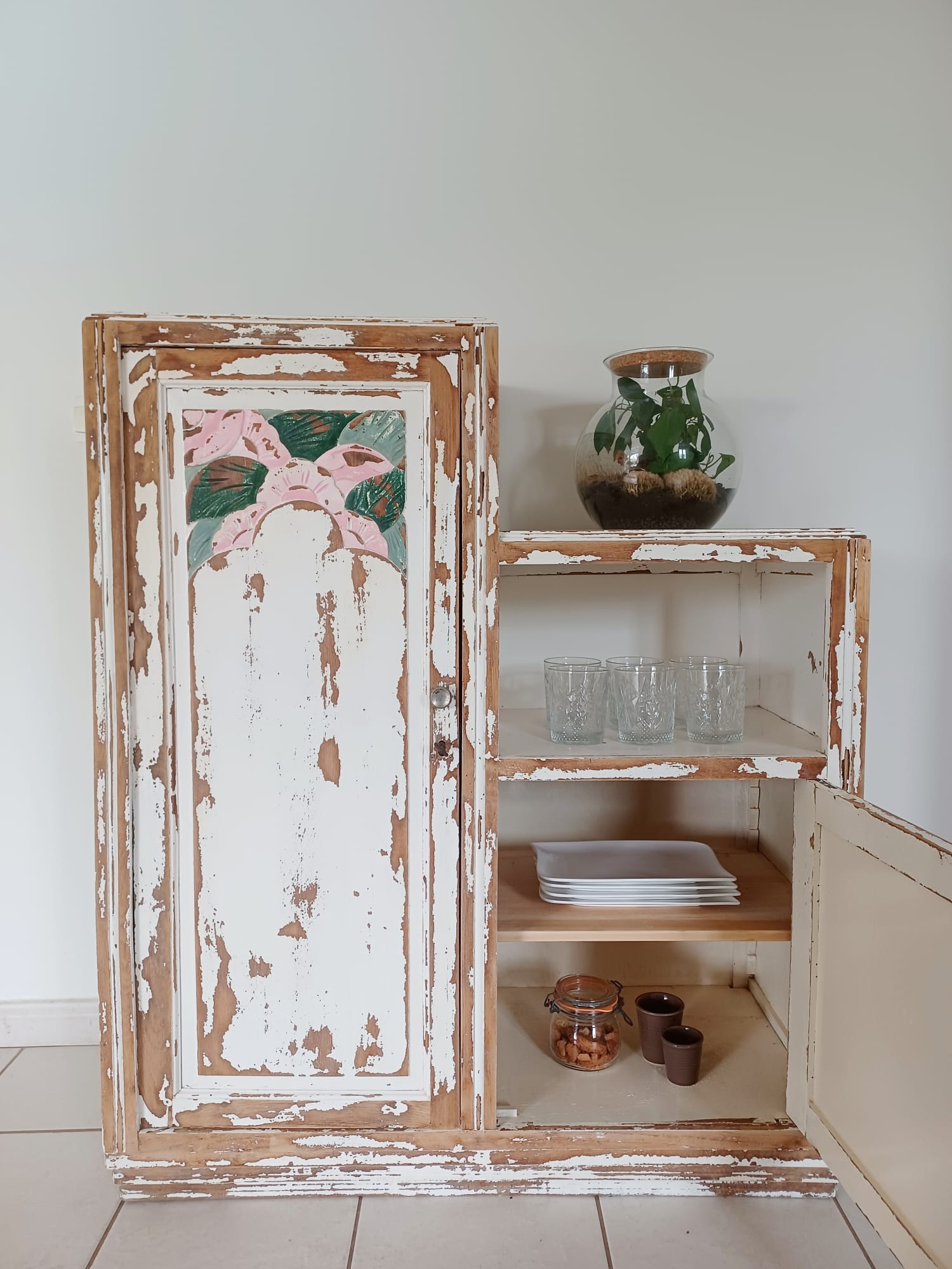 Asymmetrical Parisian art-deco wardrobe