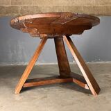 Brutalist Wabi Sabi Coffee Table Rustic Oak