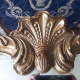 Louis XV 19th-style shell mirror 60x89cm
