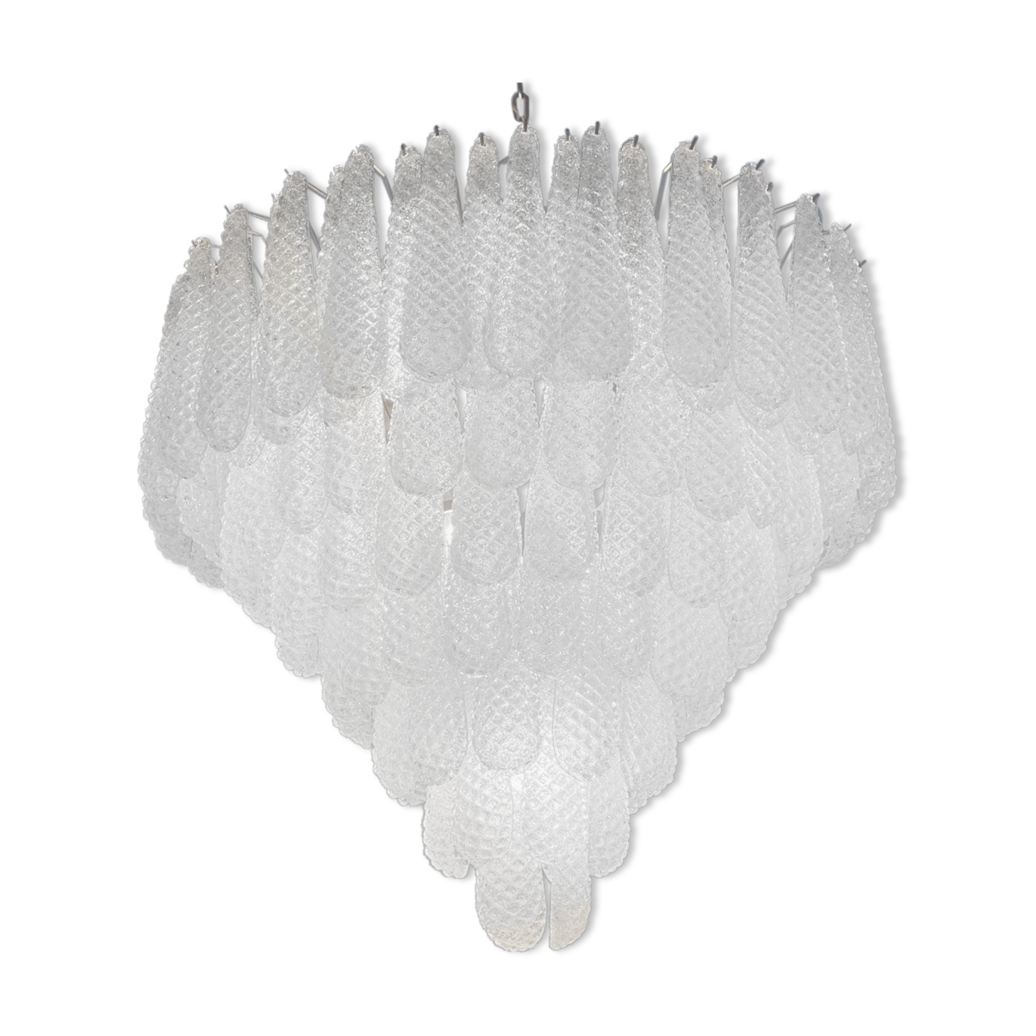 Venetian chandelier in Murano glass circa 1980