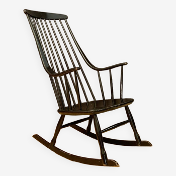 Grandessa rocking chair by Lena Larsson, Nesto, Sweden, 1960s