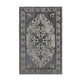 Handmade contemporary oriental 1970s 172 cm x 268 cm grey rug