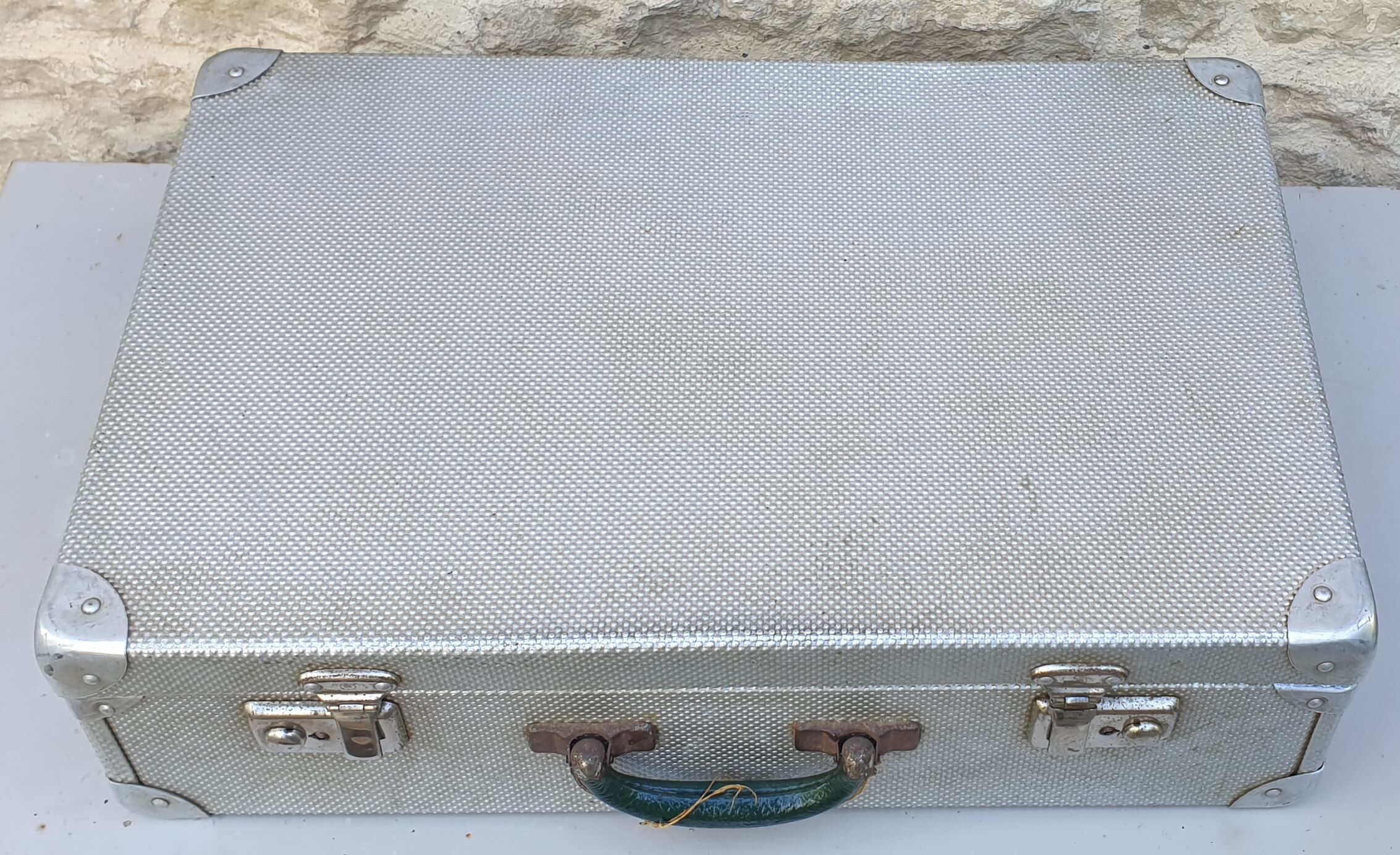Valise aluminium vintage