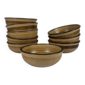 Set de 9 bols salins