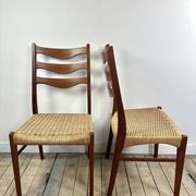 Danish vintage chairs (set of 8) by Arne Wahl Iversen 1960s
