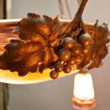 Art deco glass paste chandelier