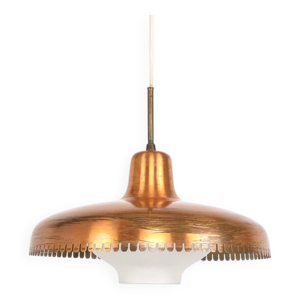 Suspension en cuivre - verre
