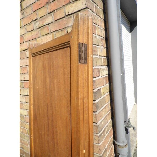 Antique wood screen 3 panels