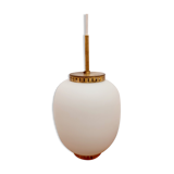 Hanging lamp opaline Bent Karbly, edition Lyta