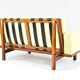 Eric merthen scandinavian modern tornado sofa 2-seater for ire möbler sweden 60s