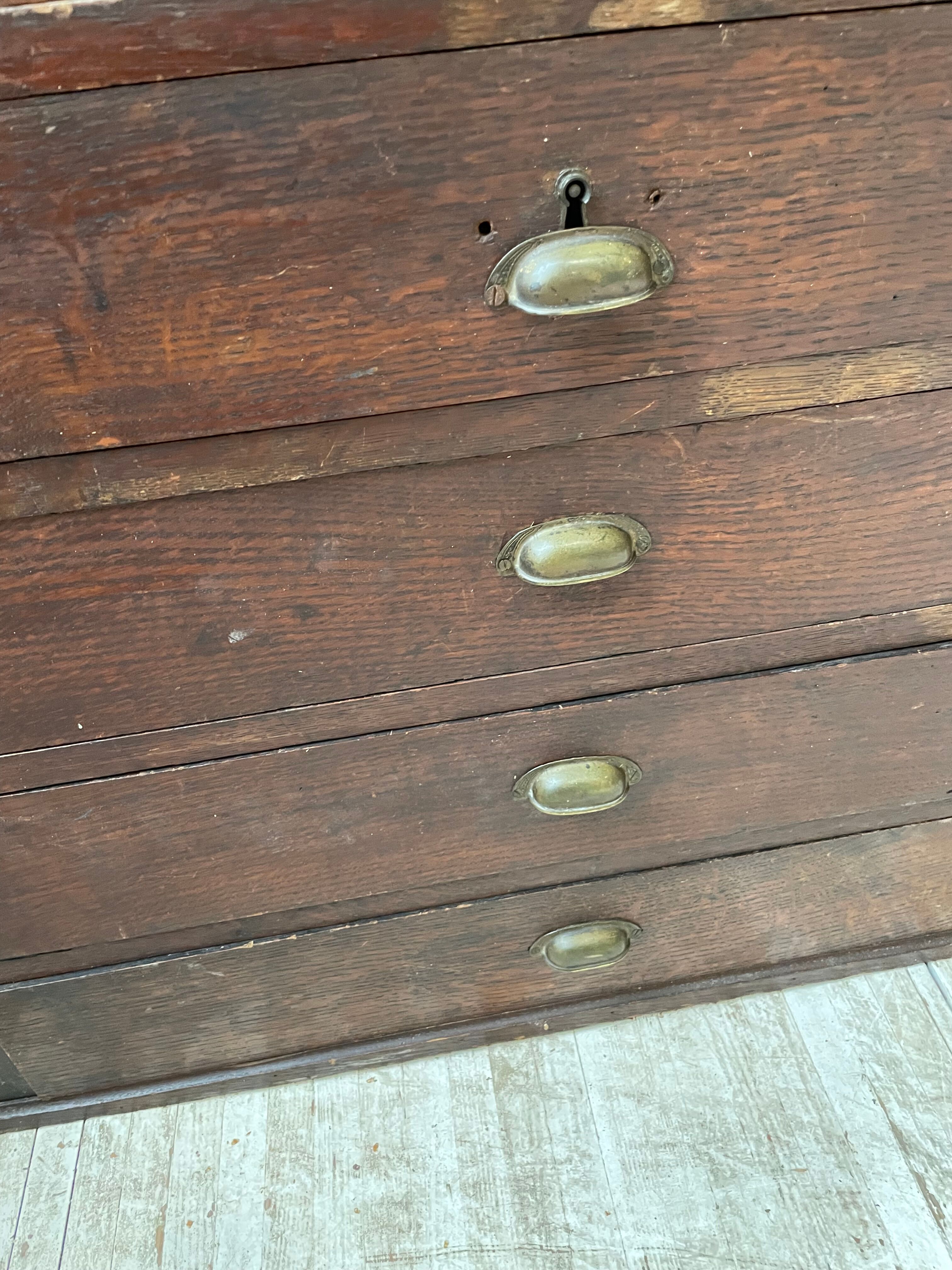 Workshop furniture with drawers XL oak