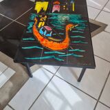 Vintage coffee table signed