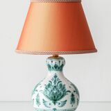 Lampe de table en céramique botanique Delvert Teal Royal Delft, 1970