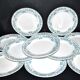 Moulin des Loups & Hamage set of 11 flat plates Ancient Athens in earthenware 1900