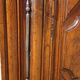 Louis XIII wardrobe in solid walnut