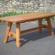 Antique wooden farmhouse table, wooden table, dining room table, brutalist, chalet, country,