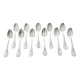 Christofle - Set of 11 dessert spoons in the Trianon model made of metal.