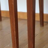 Pair of Scandinavian chairs skaï black