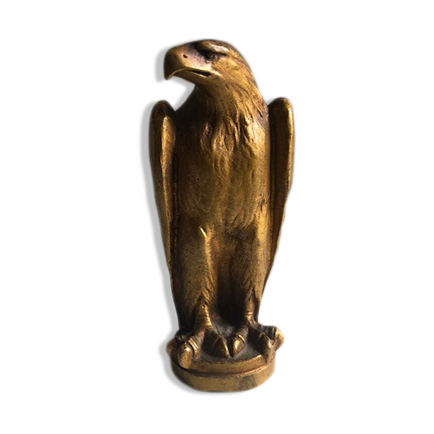 Napoleonic eagle sculpture in gilded bronze