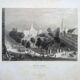 New York, USA, vintage engraving, printed in 1841.
