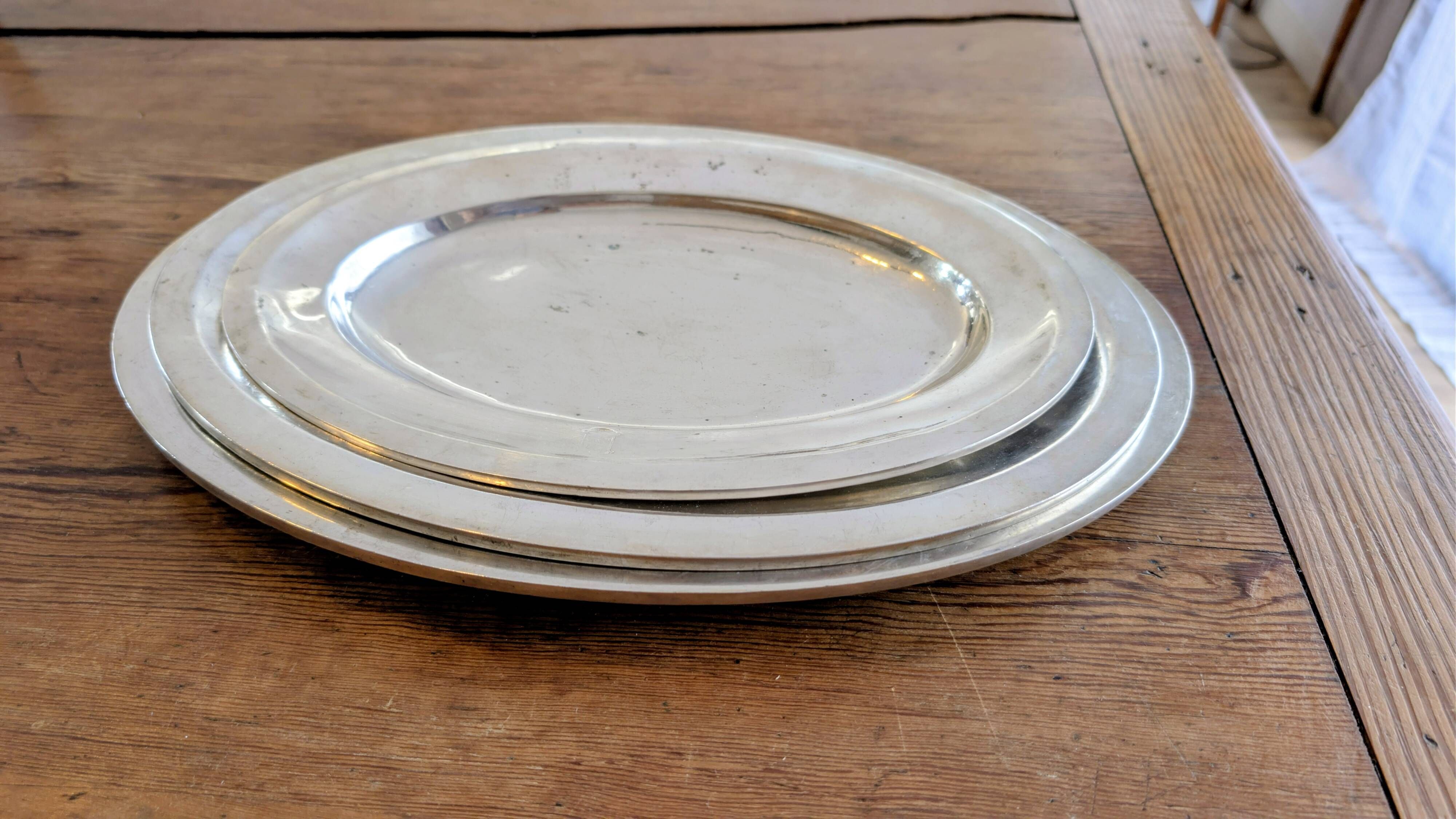 Christofle oval dish trio – Silver-plated metal, timeless elegance