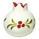 Mini white ceramic vase from Iznik Christmas