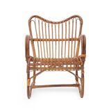 Rattan armchair, 1950s