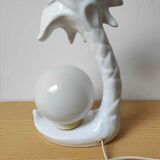 Palm lamp globe opaline