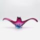 (Reserved Richard) Murano Bowl - Sommerso - XL 50cm - Amethyst and Turquoise