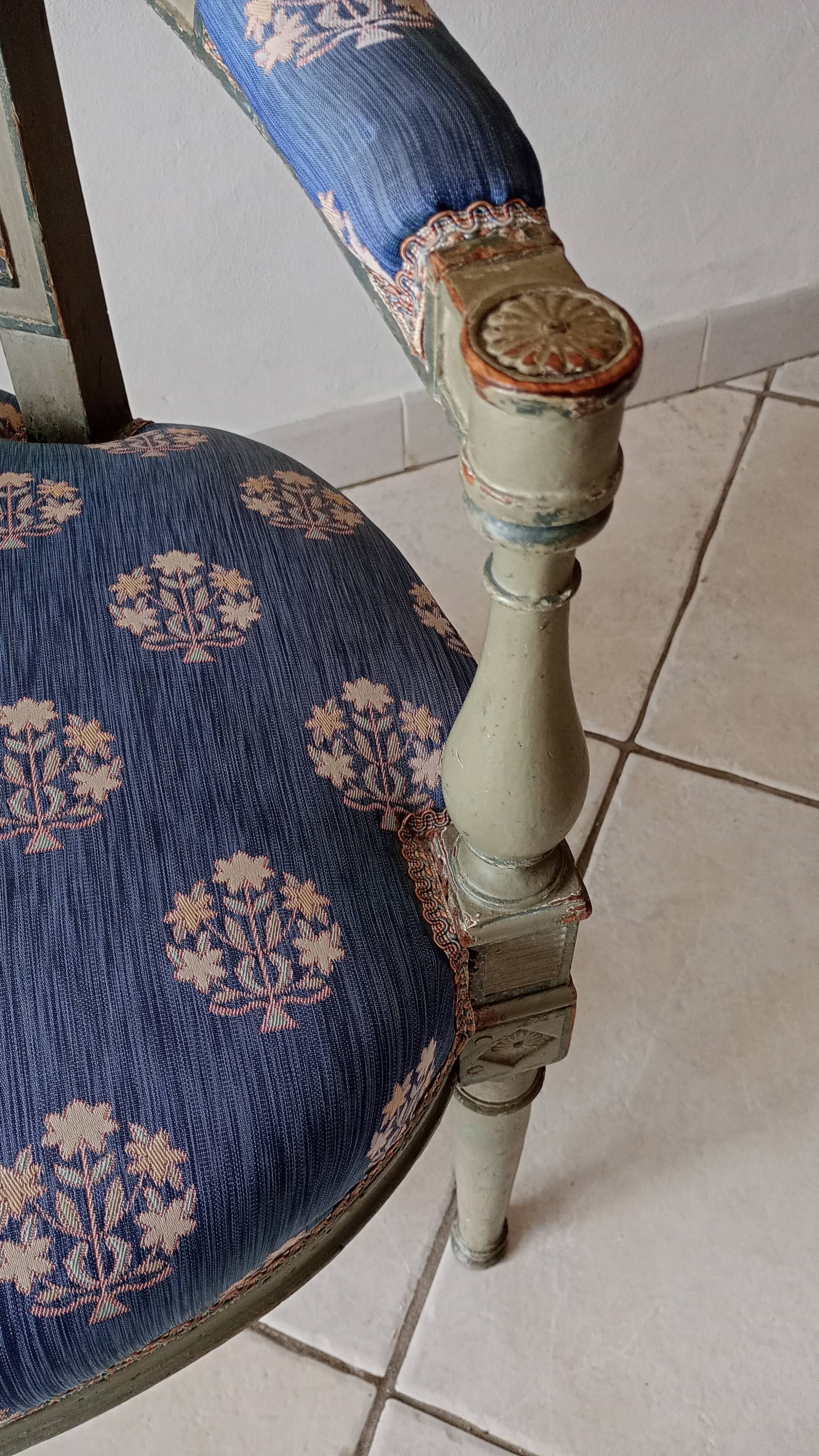 pair of Directoire armchairs