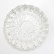 Vintage Mid-Century Crystal Ashtray Bowl, Italy, 1970s