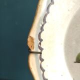 Antique hand painted French plate, Nevers ceramics, 18th century