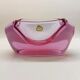 1950s big rare total purple ashtray or catch-all in Murano glass. 18 cm