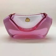 1950s big rare total purple ashtray or catch-all in Murano glass. 18 cm