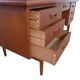 Danish teak writing desk,double-sided 1960s