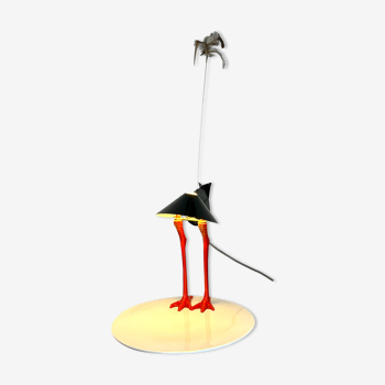 Lamp by Ingo Maurer 1982 bibibibi limited edition metal / porcelain model