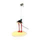 Lamp by Ingo Maurer 1982 bibibibi limited edition metal / porcelain model