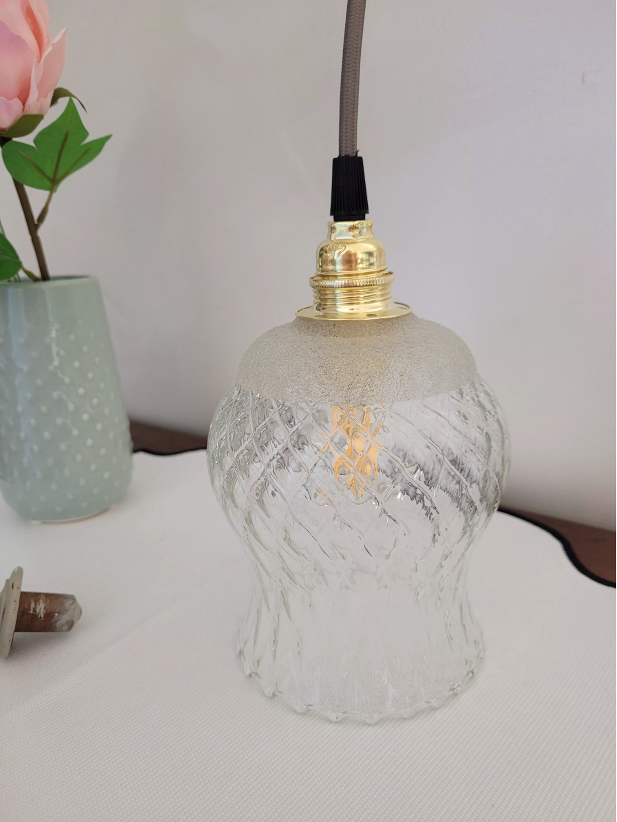 Vintage portable lamp