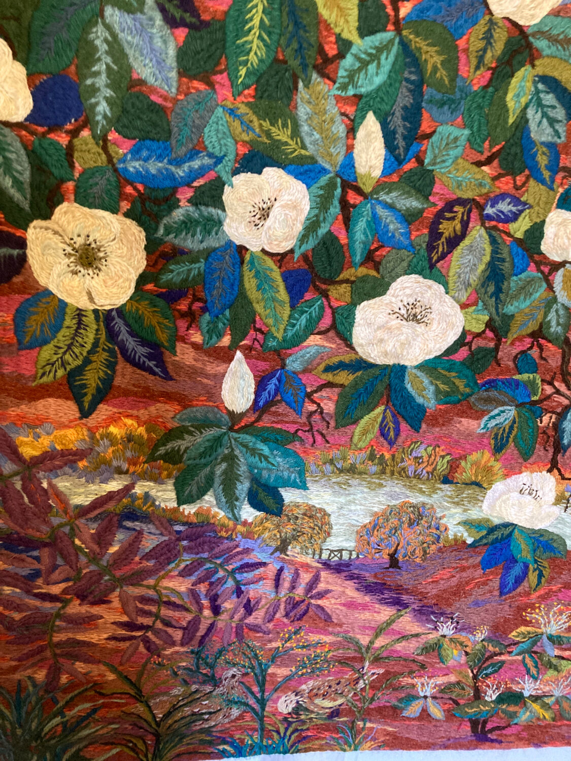 Tapisserie murale en laine