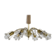 Emil Stejnar 6-flamming Chandelier, Austria, 1950s