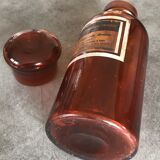 Old pharmacy jar bottle in blown glass 26 cm