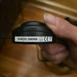 François Chatain – Grand sculptural floor lamp 1.7m “Spheres & Arcs”