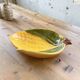 Large ceramic “corn” dish