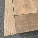 18th century farmhouse dining table renovated in solid oak 200cm
