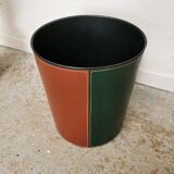 Vintage leather paper basket Denmark