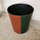 Vintage leather paper basket Denmark