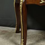 Small mahogany display cabinet, Louis XV to Louis XVI transition style – early 20th century.