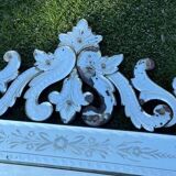 Large murano venice fireplace mirror 1930