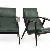 Mid-century Modern Armchairs in pair, ca. 1960 (2 pieces)